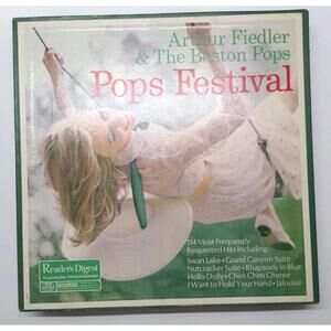 Vintage Arthur Fiedler Pops Festival 10 Record Set LP Readers Digest  Excellent!
